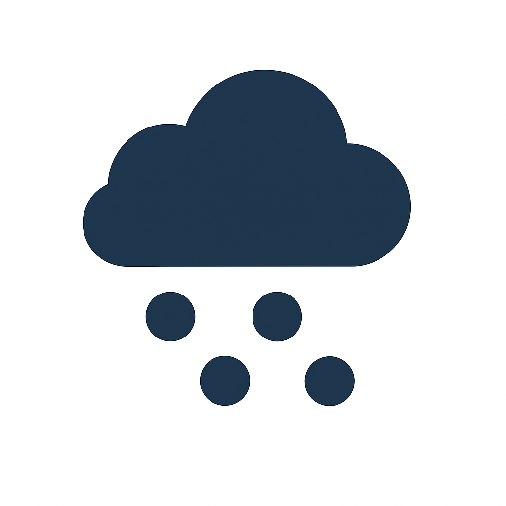 Cobertura de granizo puro